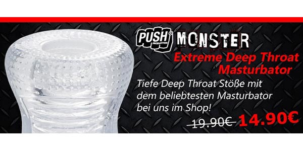 GayShopTotal.com Push Monster - Extreme Deep Throat Masturbator