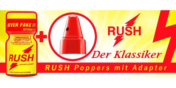 GayShopTotal.com RUSH Aromas mit Adapter