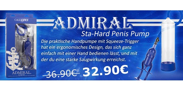 GayShopTotal.com Admiral - Sta-Hard Penis Pumpe im Angebot