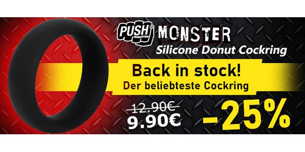 GayShopTotal.com Silikon Donut Cockring im Angebot