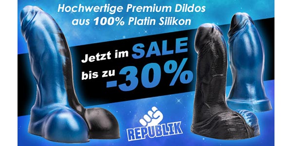 GayShopTotal.com Republik Premium Silicone Dildos im Angebot