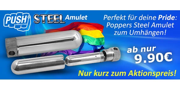 GayShopTotal.com Stahl Amulet im Angebot