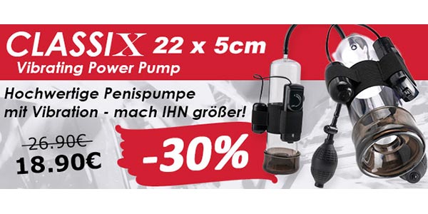 GayShopTotal.com Vibrating Power Pump im Angebot