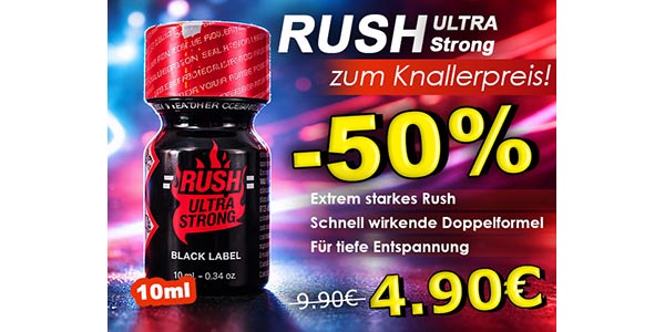 GayShopTotal.com RUSH ULTRA STRONG - BLACK LABEL im Angebot