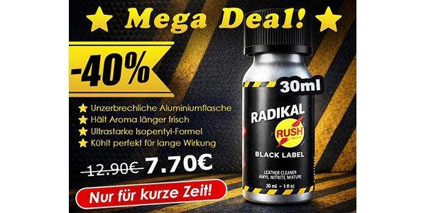 GayShopTotal.com Radikal Rush Black Label im Angebot