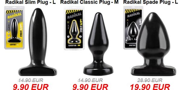 GayShopTotal.com Radikal Classic Plugs im Angebot GayShopTotal.com Radikal Classic Plugs im Angebot