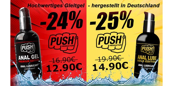 GayShopTotal.com PUSH Anal Lube und Gel im Angebot GayShopTotal.com PUSH Anal Lube und Gel im Angebot